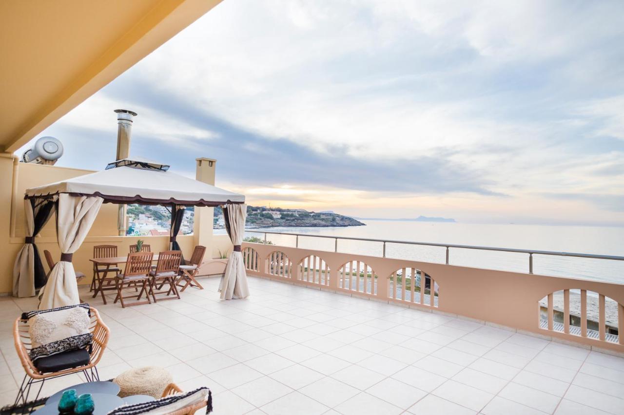 Thea - Rooftop Seaview Jacuzzi Retimno Zewnętrze zdjęcie